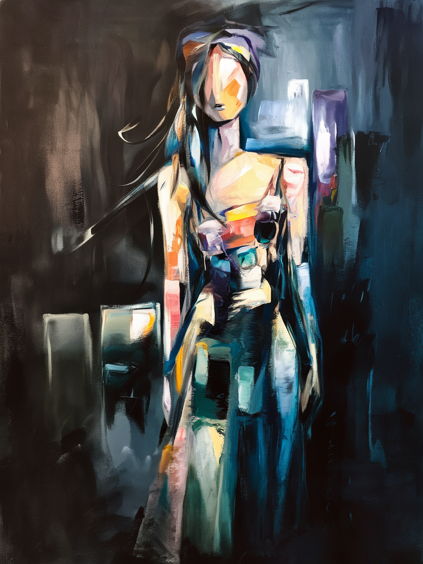 Entre la Luz — Acryl auf Leinwand