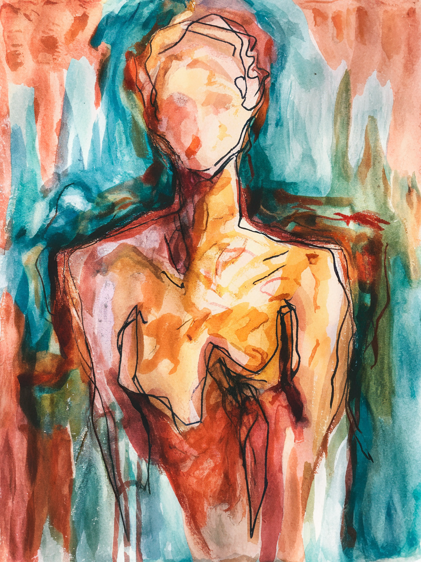 Dos Ciudades — Aquarell
